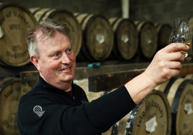 Alasdair Day – en av grundarna av Raasay Distillery.