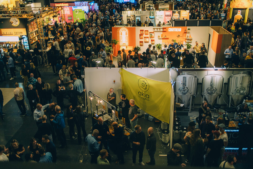 En Öl- och whiskymässa i Göteborg