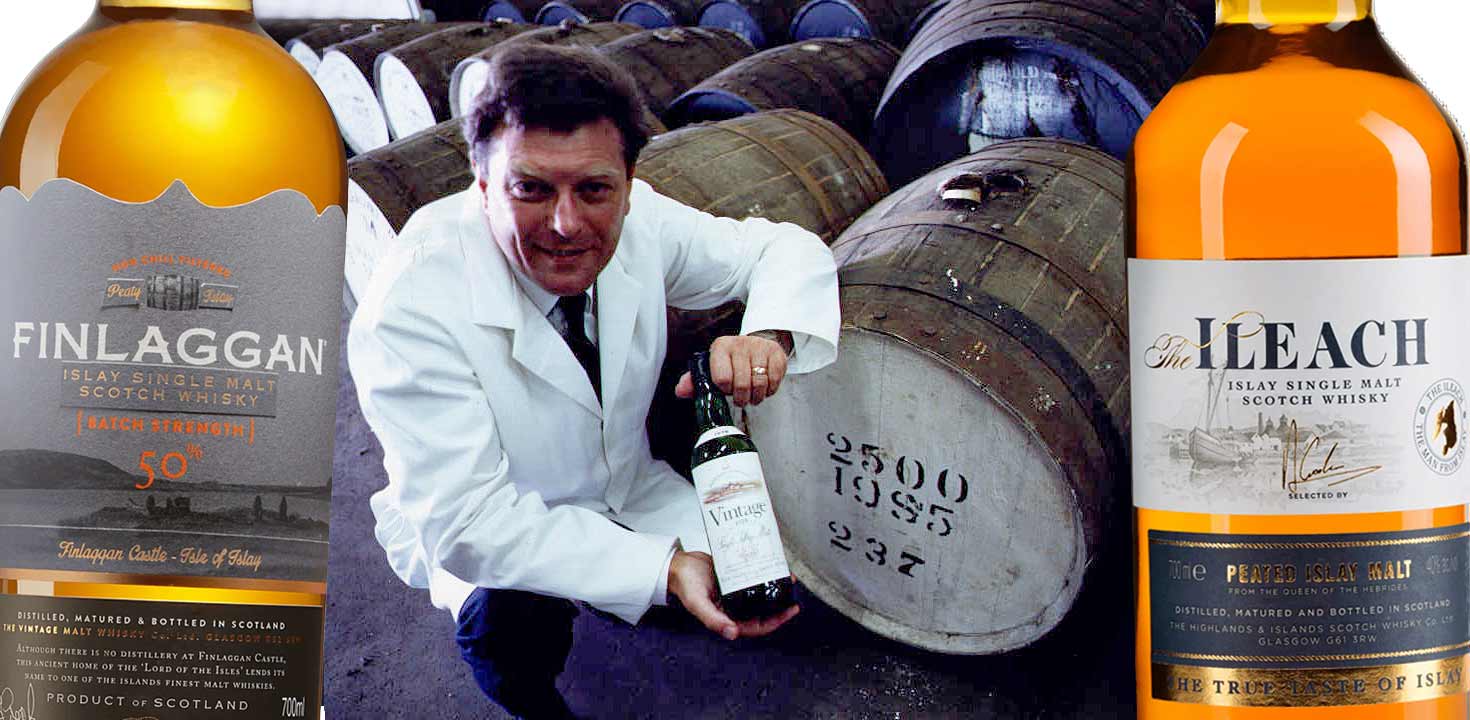 Brian Crook startade Vintage Malt Whisky Company på 1990-talet. Framgångsrika Finlaggan och The Ileach bygger sin succé på "hemlig" singelmaltwhisky från Islay.