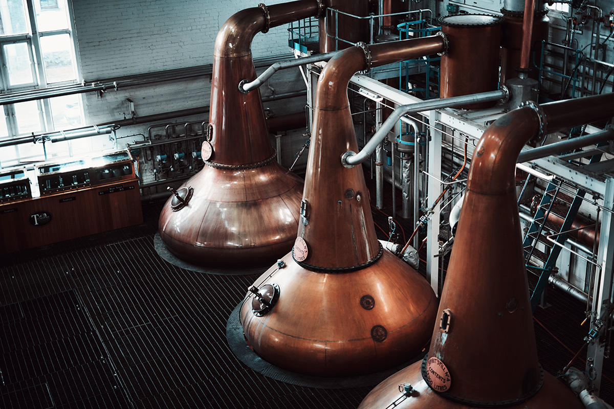 Tre av Tormores totalt åtta pannor.