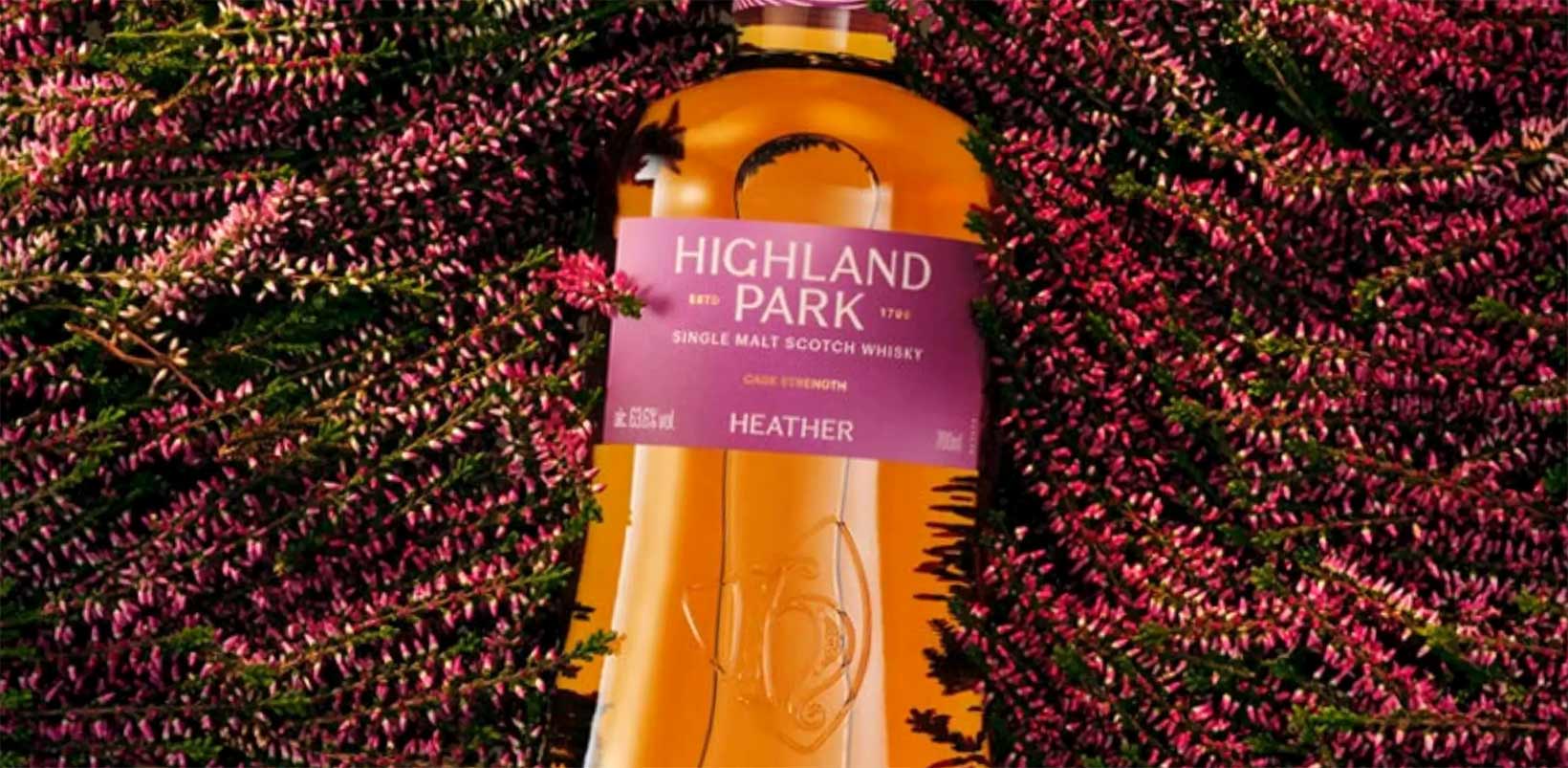 Highland Park Cask Strength Heather är en hyllning till destilleriets ljungtorvmosse Hobbister Moor.