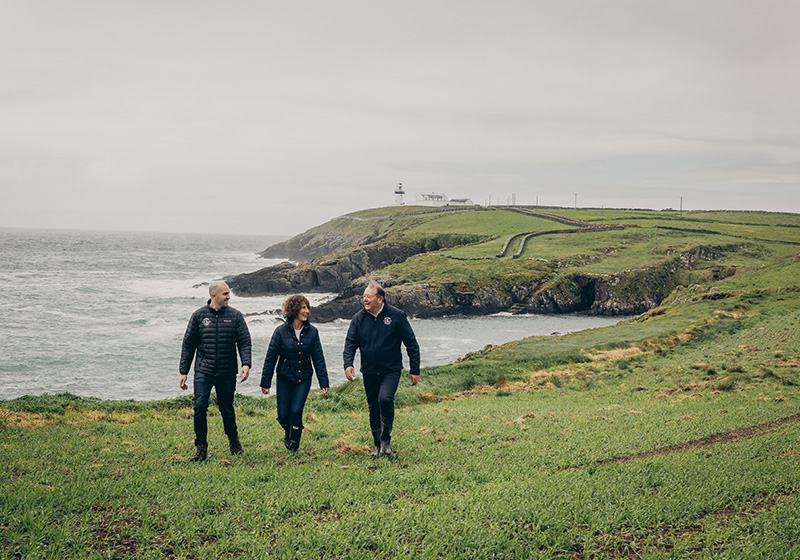 Familjen Scully är grundarna av destilleriet