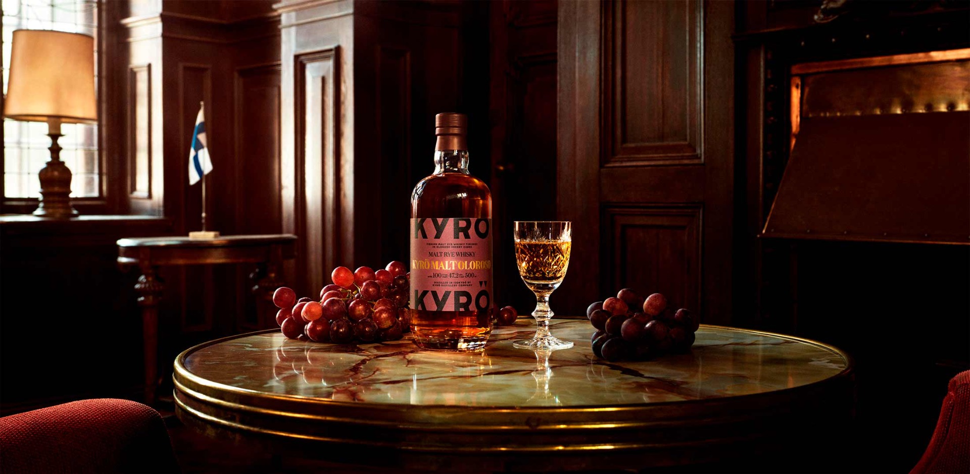 Kyrö Malt Oloroso har lagrats på tre olika fattyper.