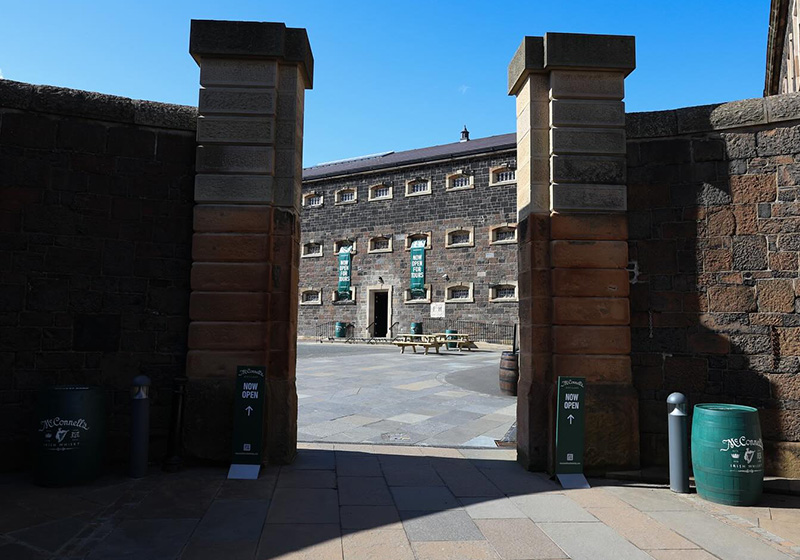 Belfast Distillery Company huserar i den gamla A-flanken av det historiska fängelset Crumlin Road Gaol