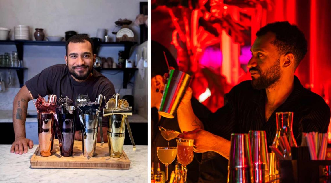 Mångsysslaren. TikTok-stjärnan Malcolm Fredriksson konsultar i egna bolaget LIQVD och driver cocktailbaren KURA.